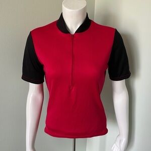 Nashbar Black Short Sleeves Cycling Biking  Top